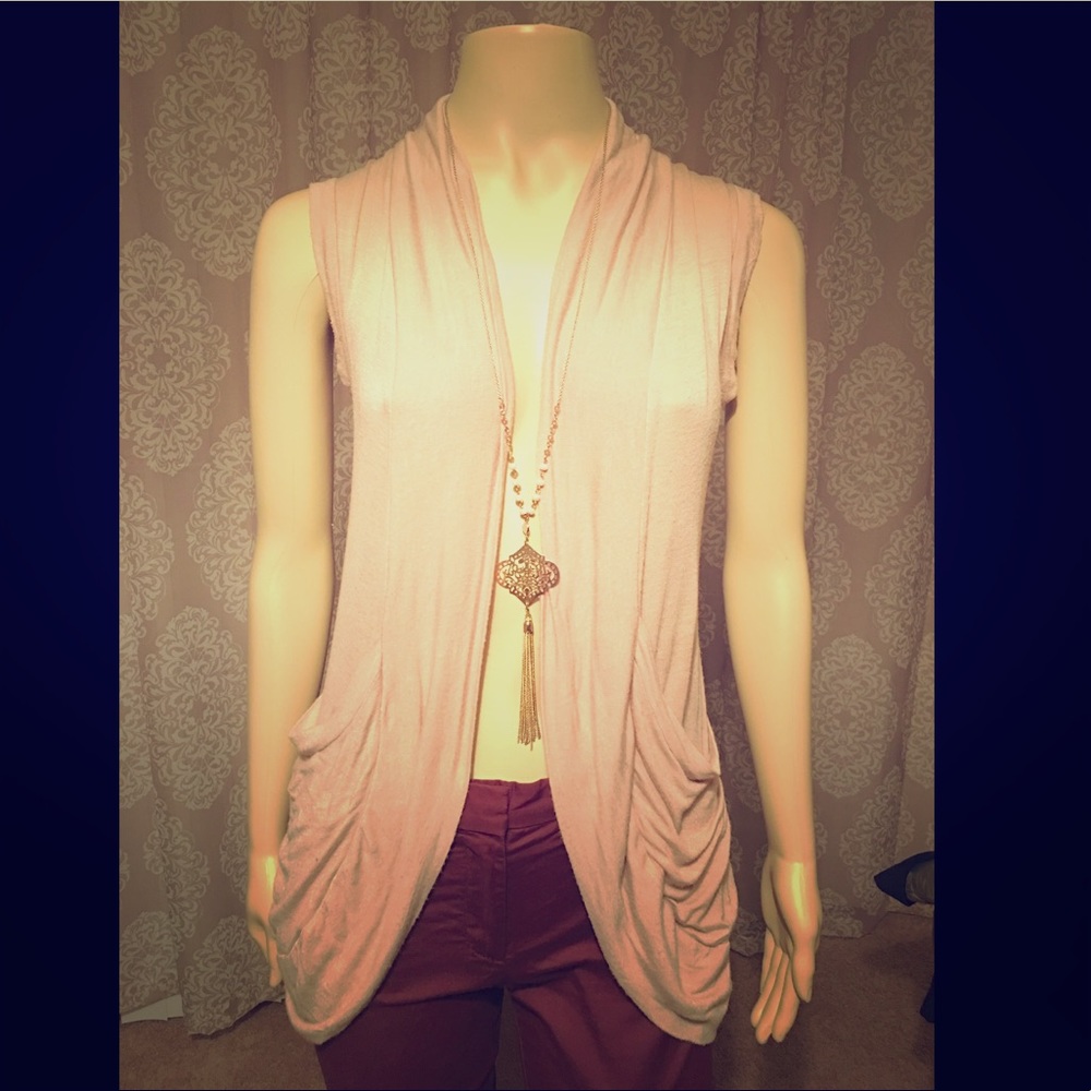 Open sleeveless cover up